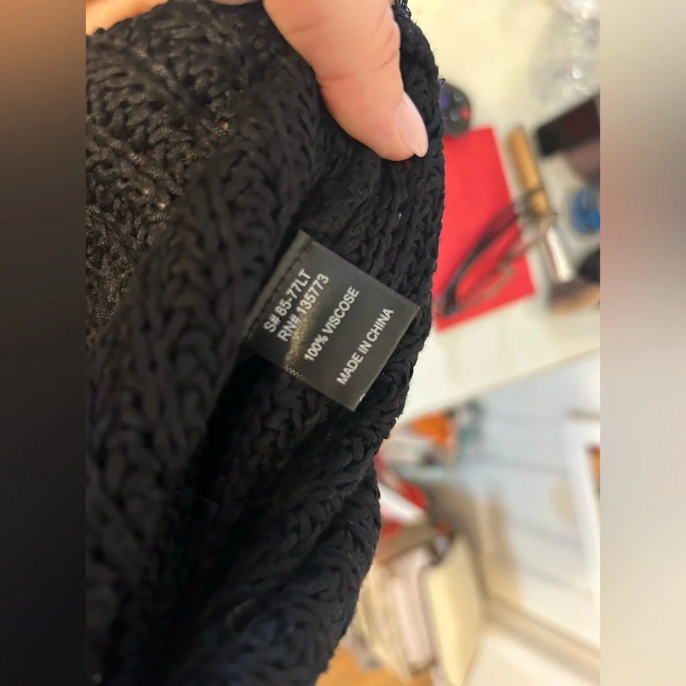 {OLIVACEBOUS} Black turtleneck Sweater - Picture 3 of 9